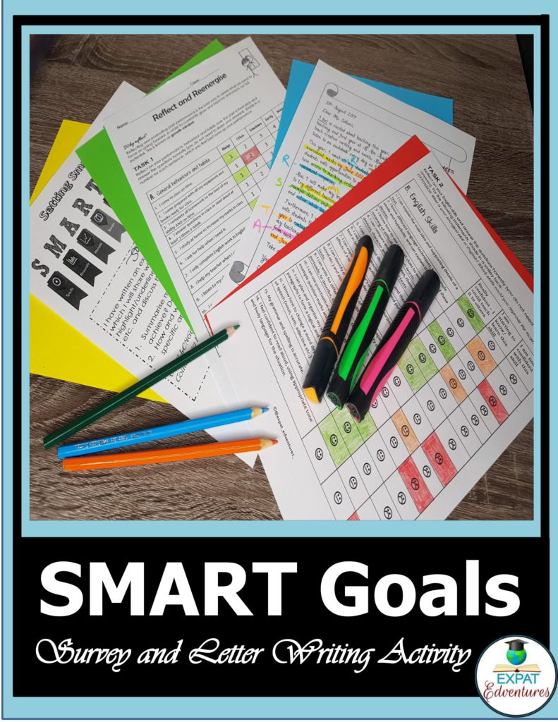 Back to school SMART goal activity - Expat Edventures