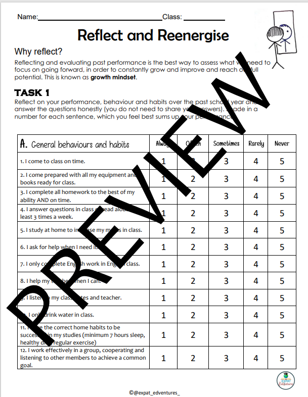 editable-smart-goals-back-to-school-survey