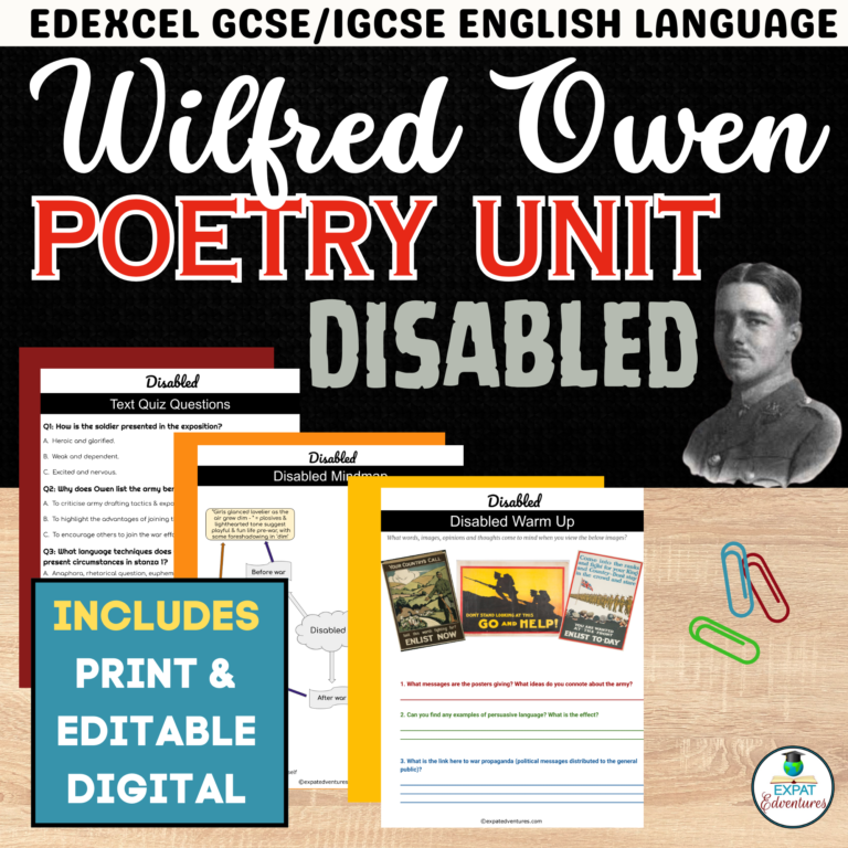 Disabled-by-Wilfred-Owen-IGCSE-Analysis