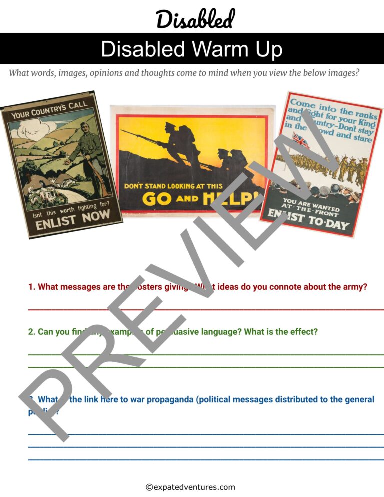 Disabled-by-Wilfred-Owen-IGCSE-resources