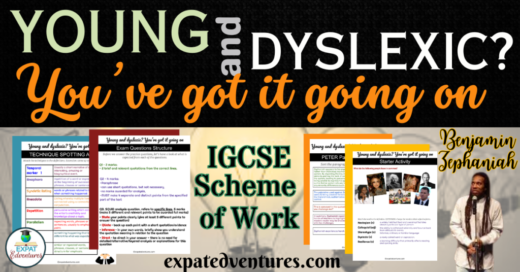 young-and-dyslexic-Edexcel-IGCSE-scheme-of-work