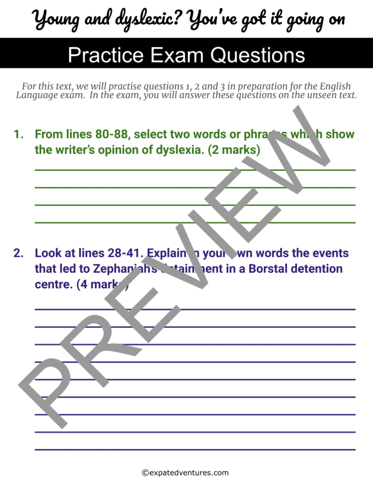 Young-and-dyslexic-practice-exam-questions