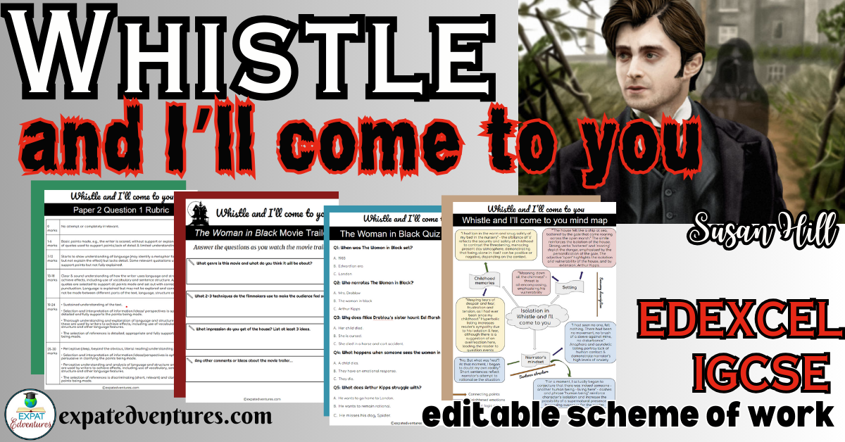 Whistle and I’ll come to you IGCSE Resources and Activities