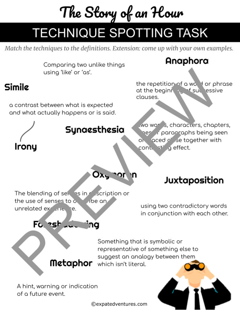 the-story-of-an-hour-igcse-language-techniques