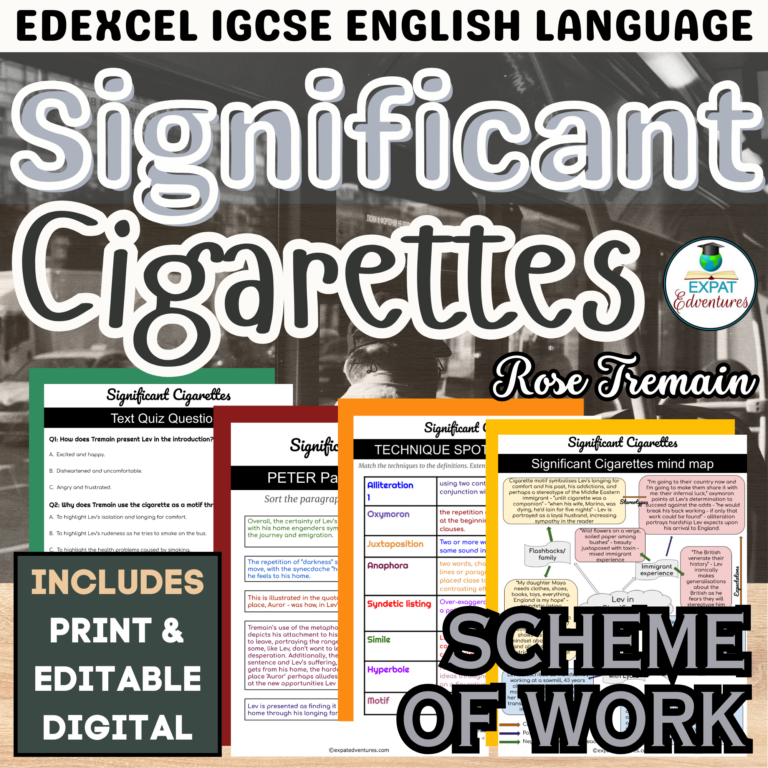 Significant-Cigarettes-igcse-resources-activities-annotations-quiz-exam-answer