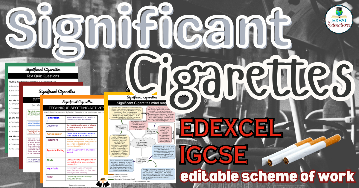 Significant Cigarettes IGCSE Resources