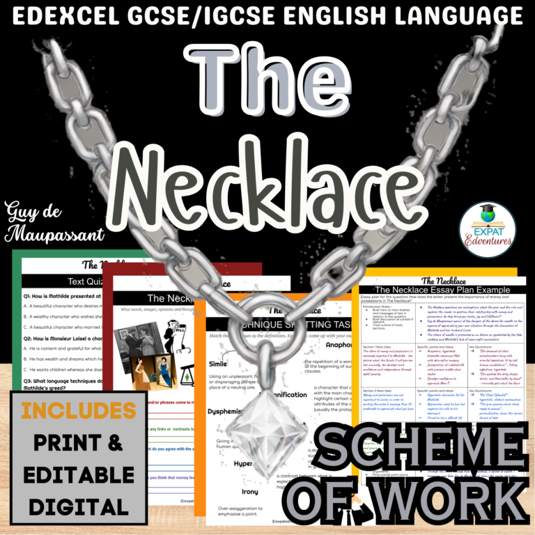 The-necklace-igcse-resources-activities-anootations