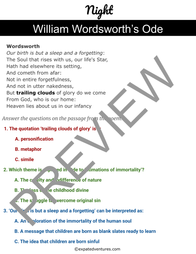 Munro-night-edexcel-igcse-wordsworth-analysis