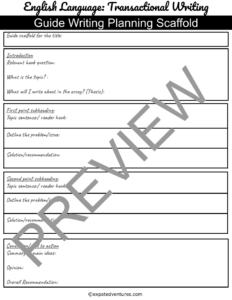 Guide Example Gcse GCSE Guide Writing Scheme of Work - Expat Edventures