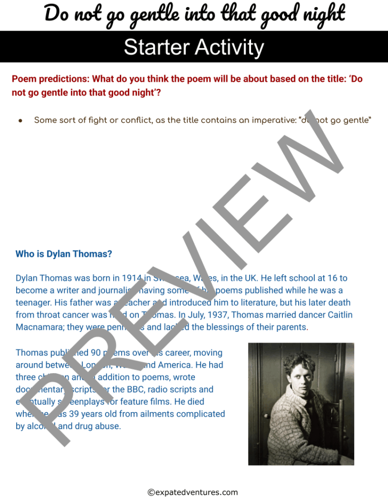 Do-not-go-gentle-into-that-good-night-edexcel-igcse-english-literature