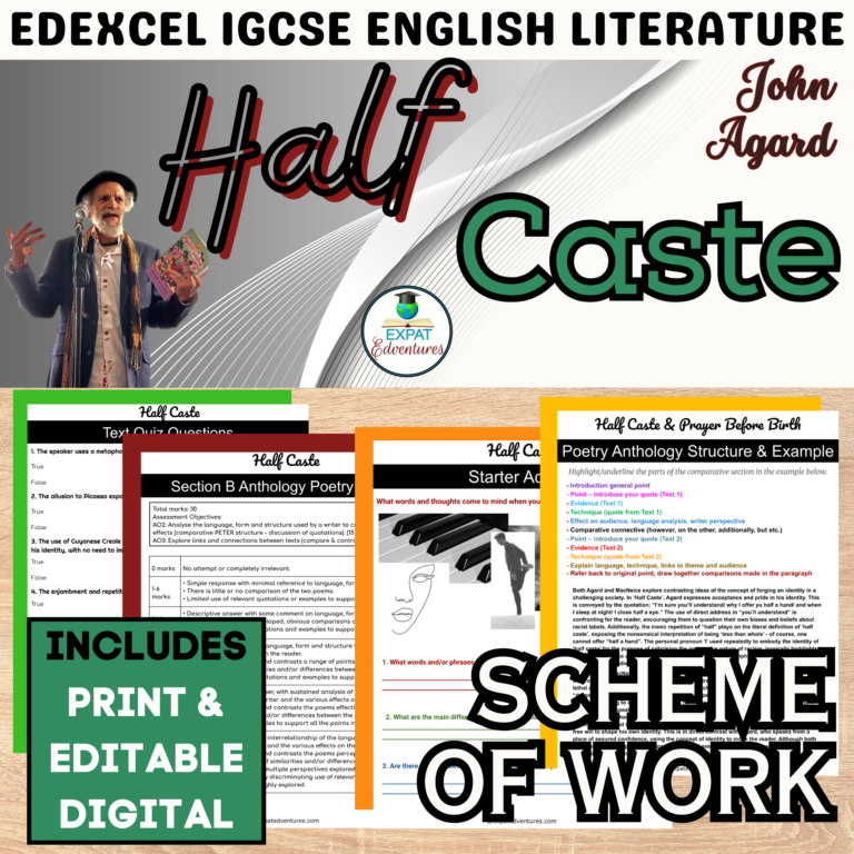 half-caste-resources-igcse-exam-response-edexcel-rubric-annotations