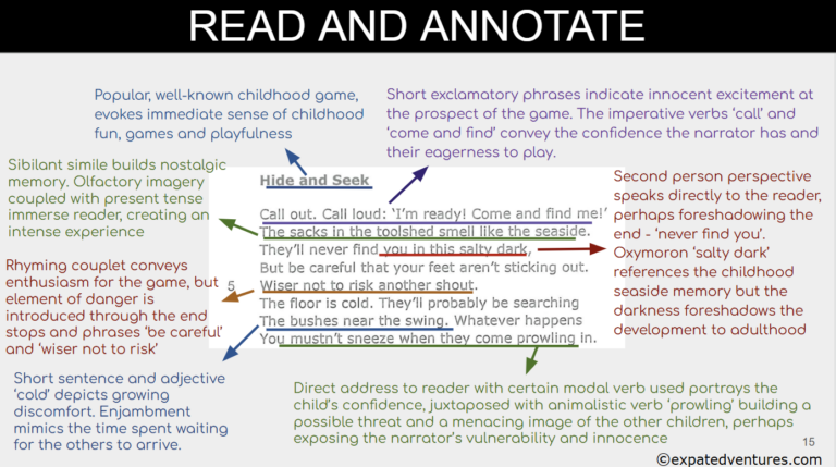 hide-and-seek-gcse-annotations-analysis